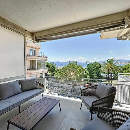 Luxurious Sea View Terrace La Croisette Daire *