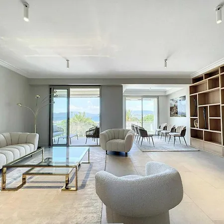 Luxurious Sea View Terrace La Croisette Daire *